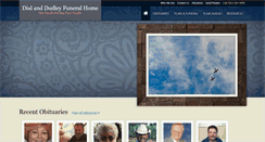 Desktop Screenshot of dialanddudleyfuneralhome.com